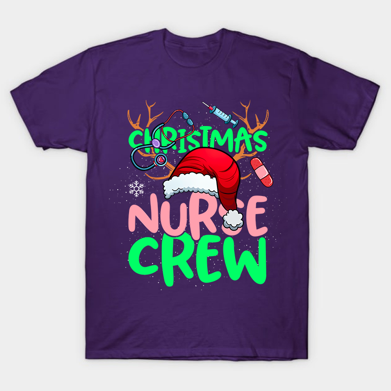 Christmas Nurse Crew Nurse T-Shirt