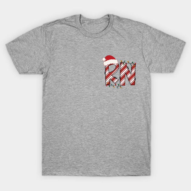 Personalized Christmas Style Nurse T-Shirt