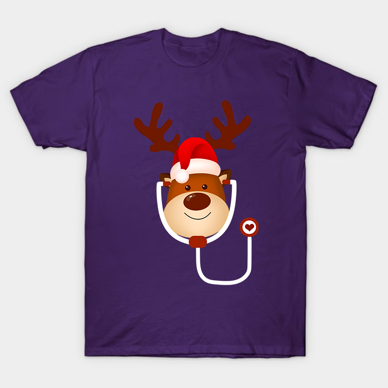 Elk With A Stethoscope Nurse T-Shirt