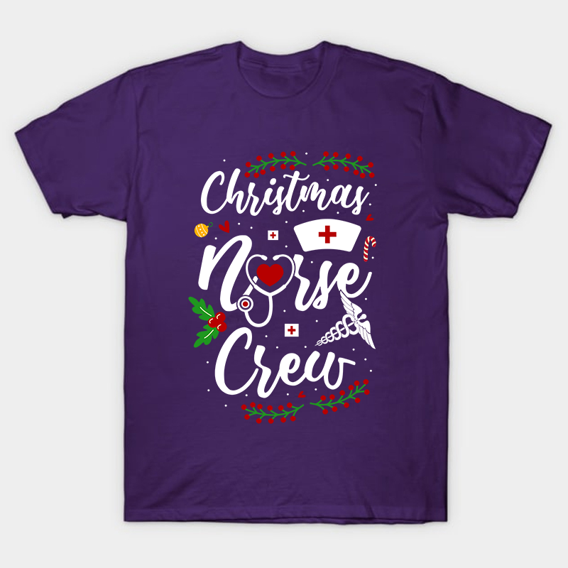 Christmas Nurse Crew Nurse T-Shirt