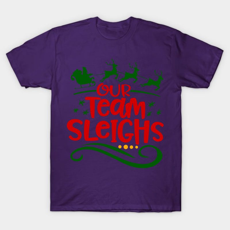 Our Team Sleighs Nurse T-Shirt