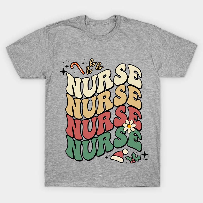 Ho Ho Ho Best Christmas Ever Nurse T-shirt