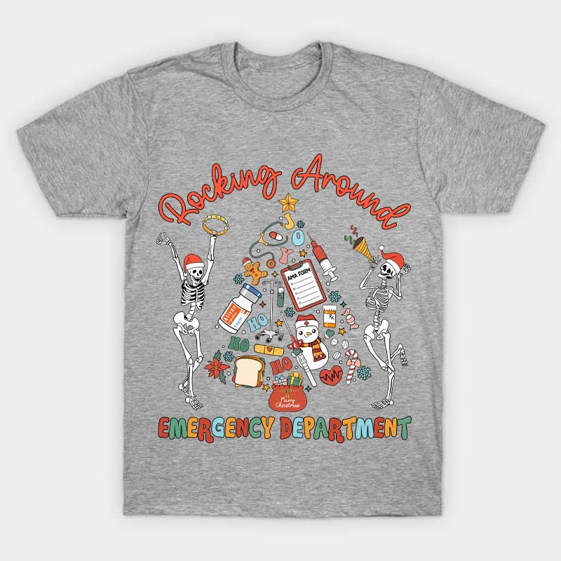 Personalized Rocking Around Nurse T-Shirt