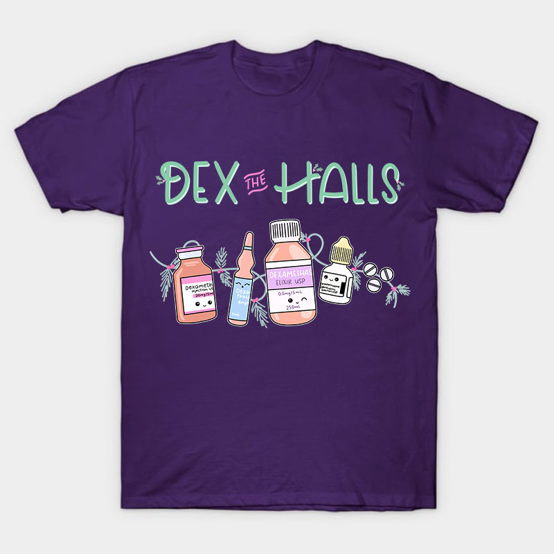 Dex The Halls Nurse T-Shirt