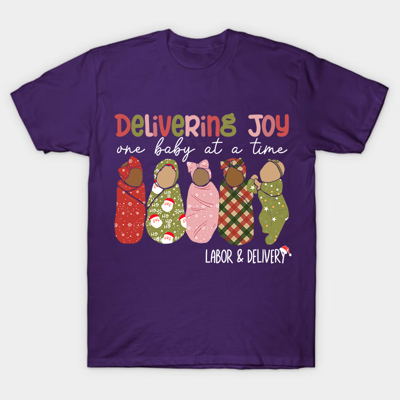 Delivering Joy One Baby At A Time Nurse T-Shirt