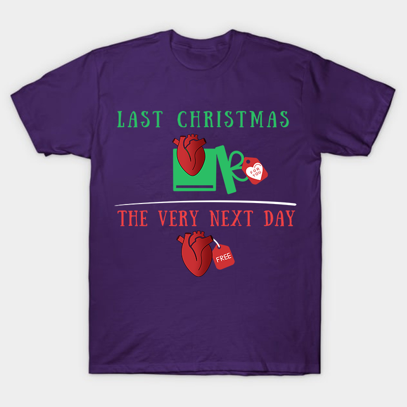Last Christmas The Very Next Day Nurse T-Shirt
