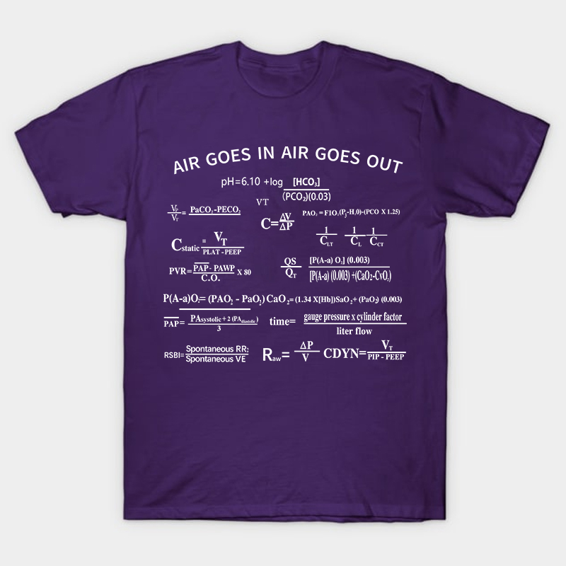 Air Goes In Air Goes Out Nurse T-Shirt