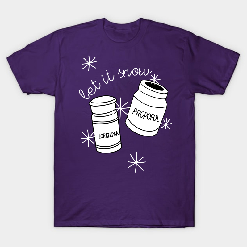 Let It Snow Nurse T-Shirt