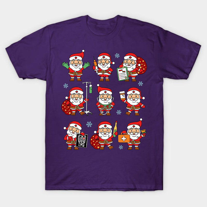 Christmas Santa Nurse T-Shirt