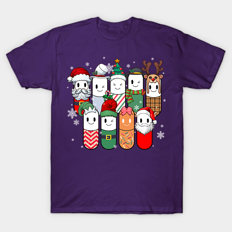 Cute Christmas Pills Nurse T-Shirt