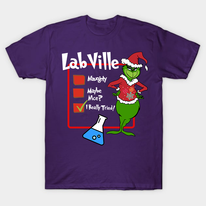 Labville I Really Tried Nurse T-Shirt