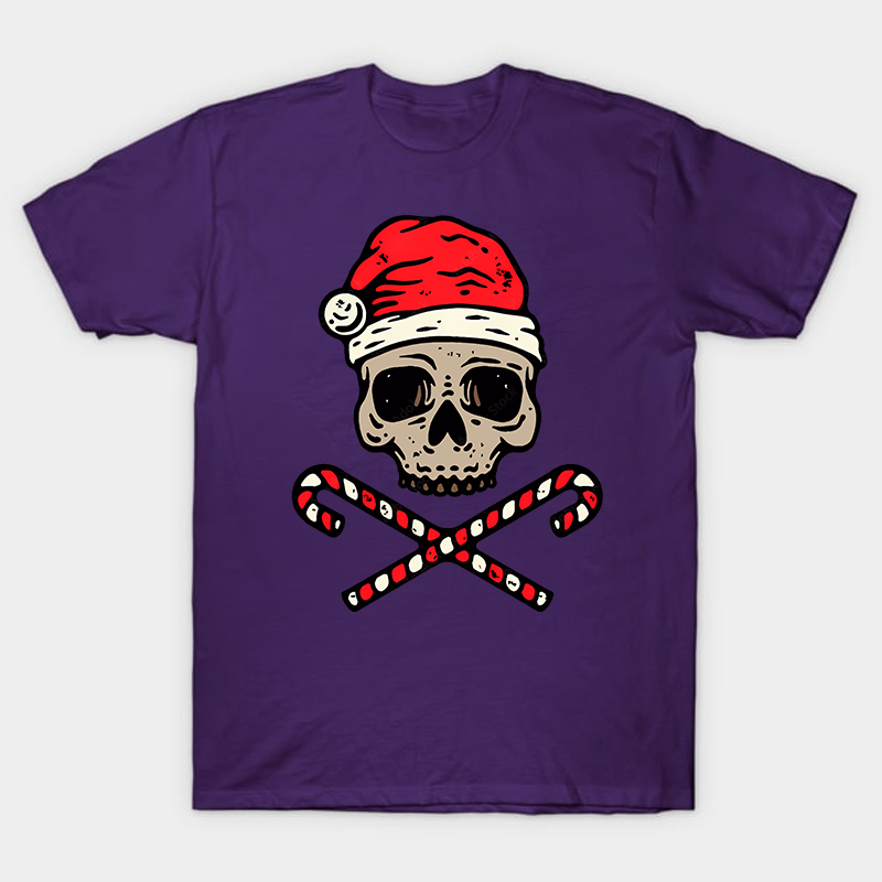 Christmas Skull Nurse T-Shirt