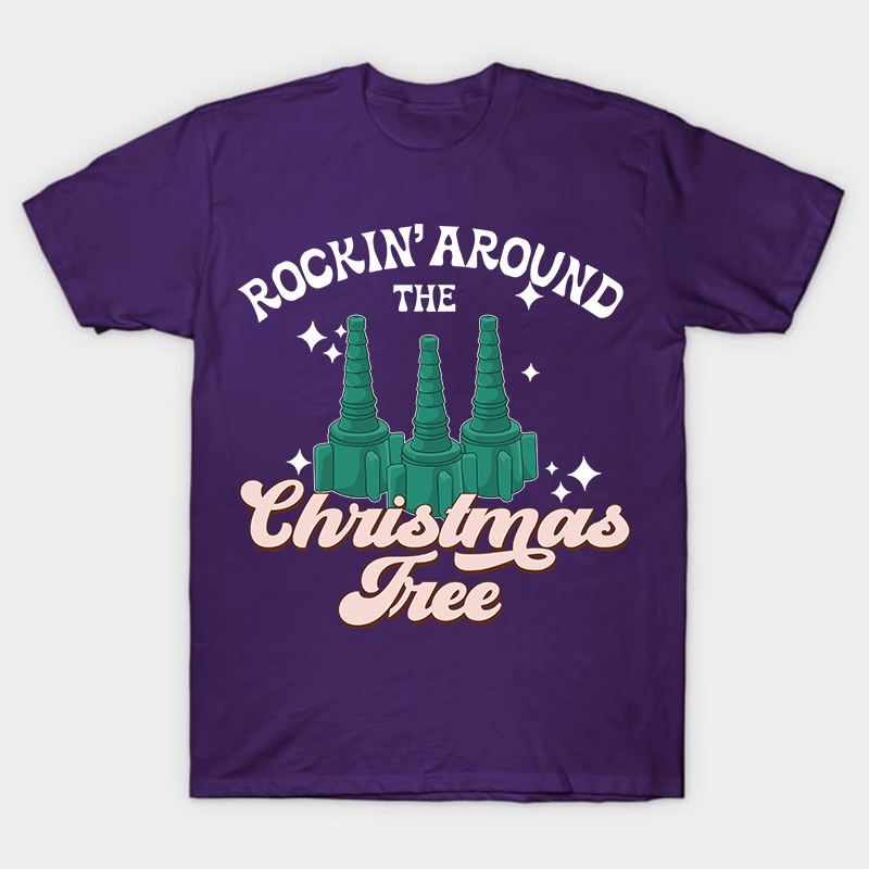 Rockin' Around The Christmas Tree Nurse T-Shirt