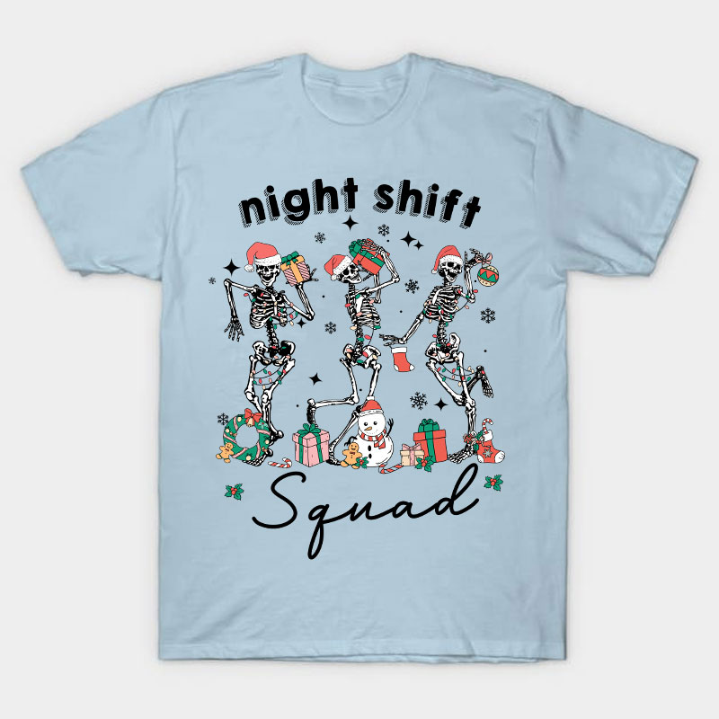 Night Shift Squad Nurse T-Shirt