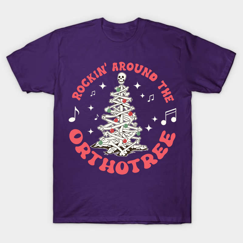 Rockin' Around The Orthotree Nurse T-Shirt