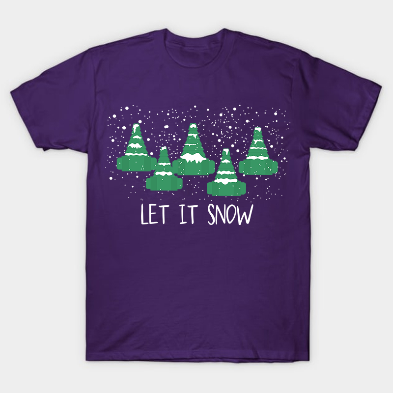 Let It Snow Nurse T-Shirt