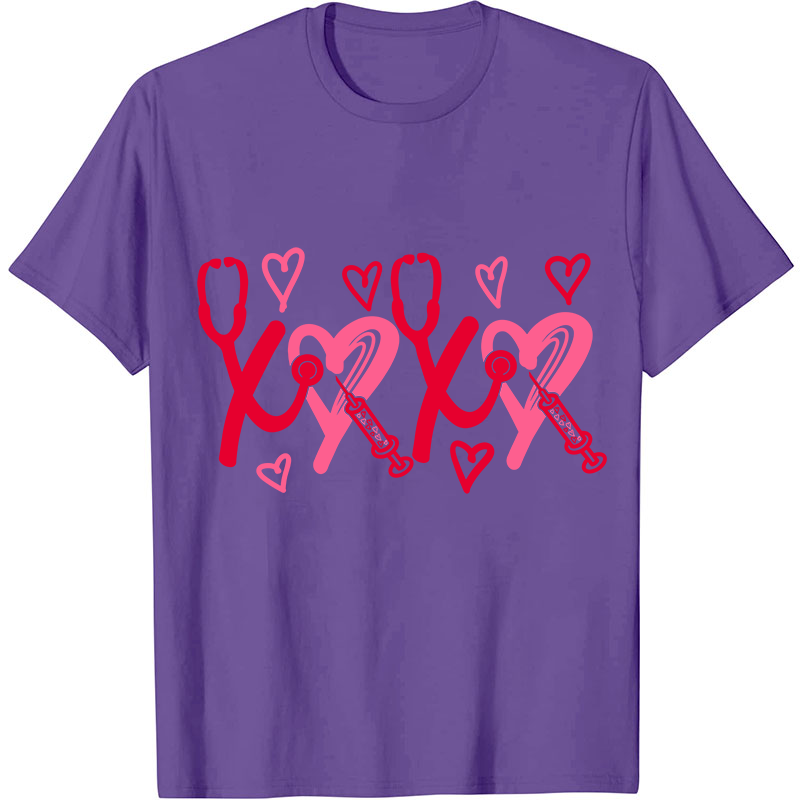 Love Stethoscope Nurse T-Shirt
