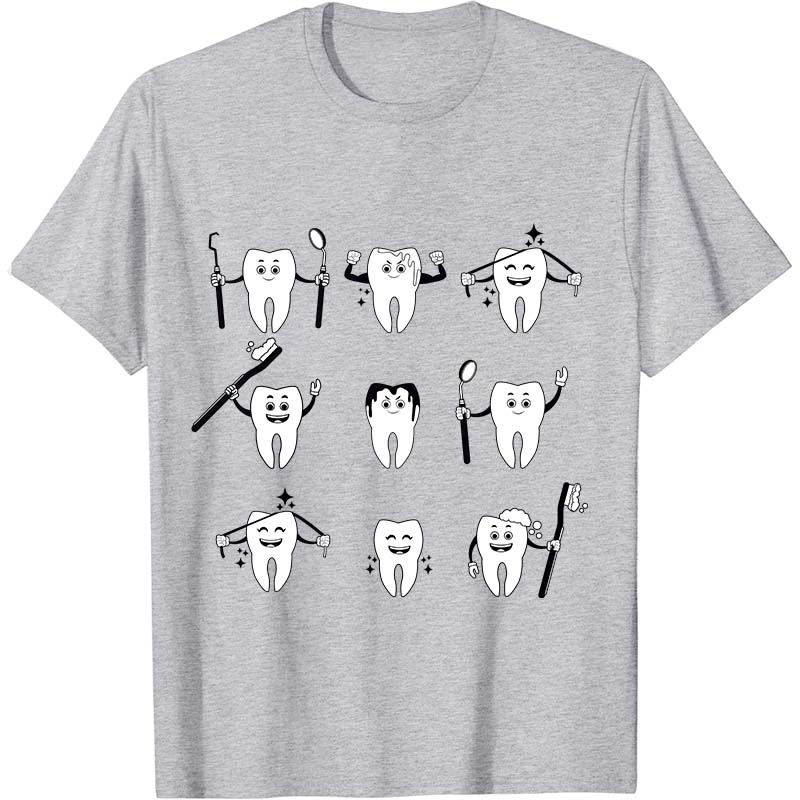 Remember To Brush Your Teeth Happy Teeth Nurse T-Shirt
