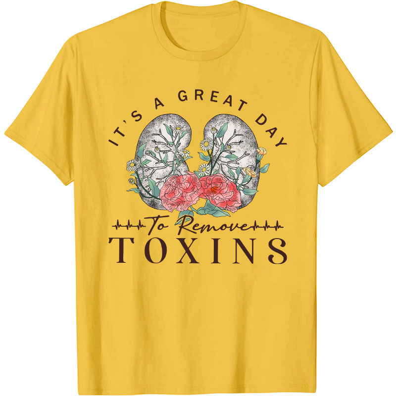 It's A Great Day To Remove Toxins Nurse T-Shirt