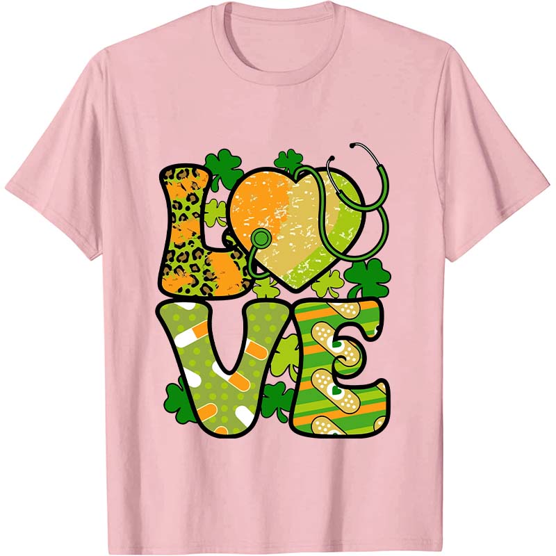 St.Patricks Love Nurse T-Shirt