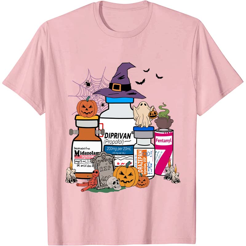 Pharmacy Halloween Nurse T-Shirt