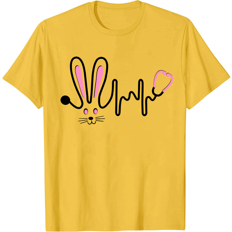 Easter Bunny Stethoscope Nurse T-Shirt