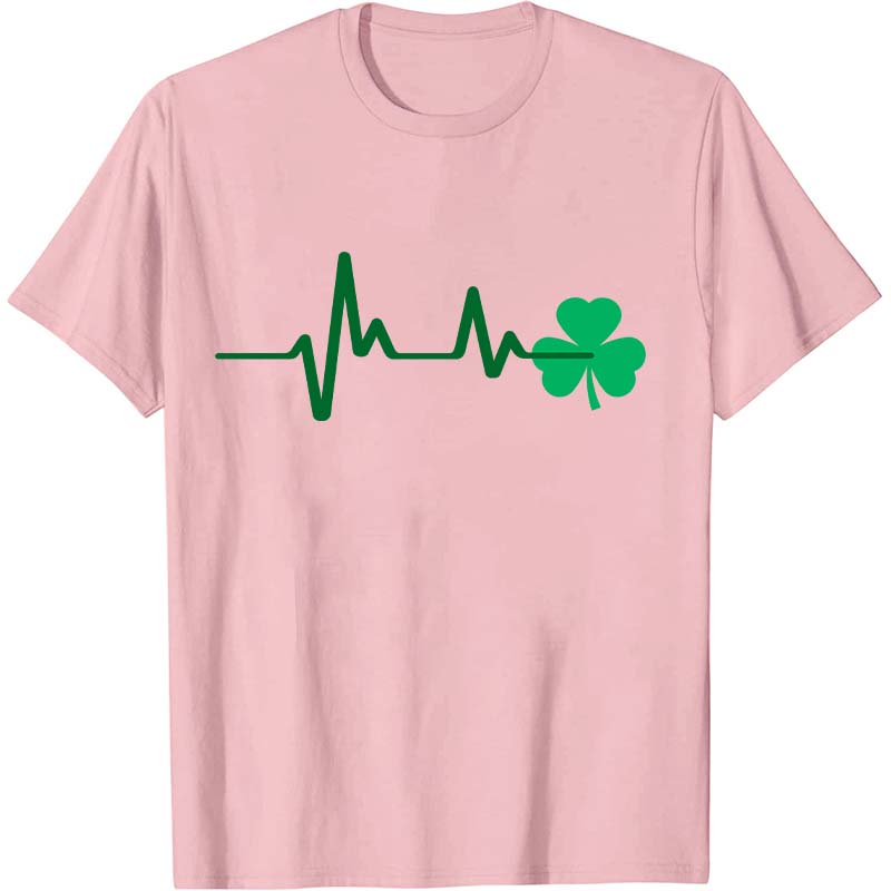 St. Patrick’s Day Lucky Heartrbeat Nurse T-Shirt