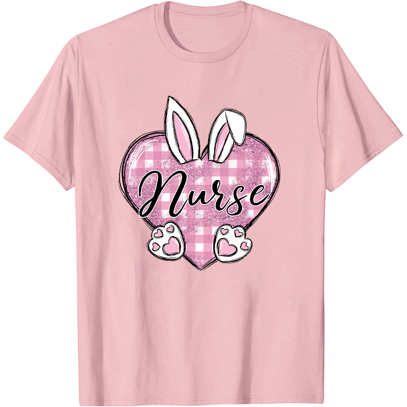 Heart Shape Bunny Nurse T-Shirt