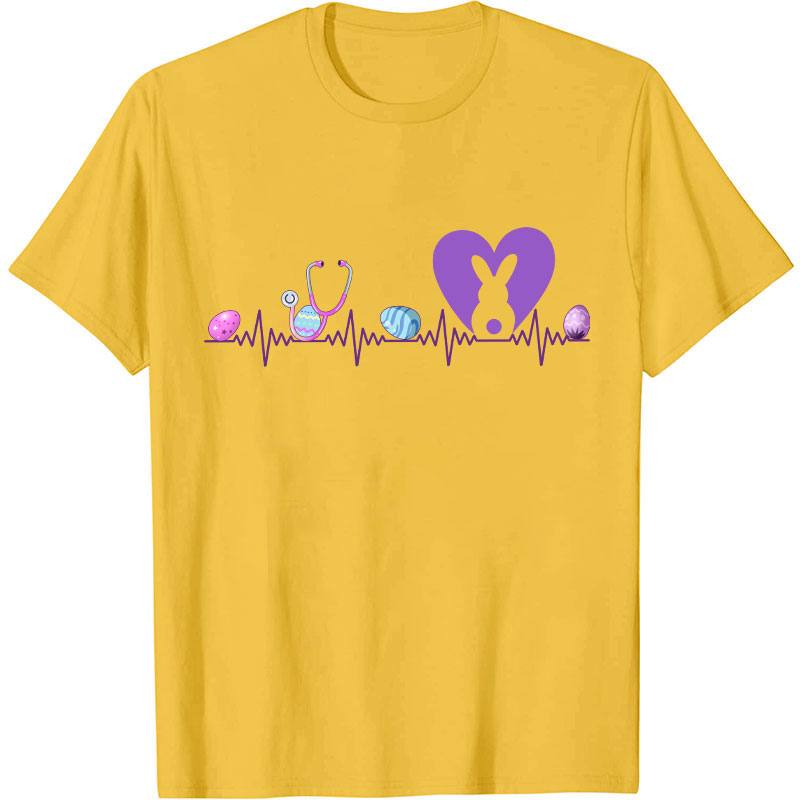 Easter Nurse Heartbeat Nurse T-Shirt