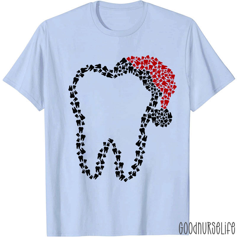 Small Teeth Make Up Big Tooth Christmas Nurse T-Shirt