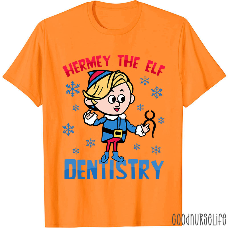 Hermey The Elf Dentistry Snowflake Nurse T-shirt