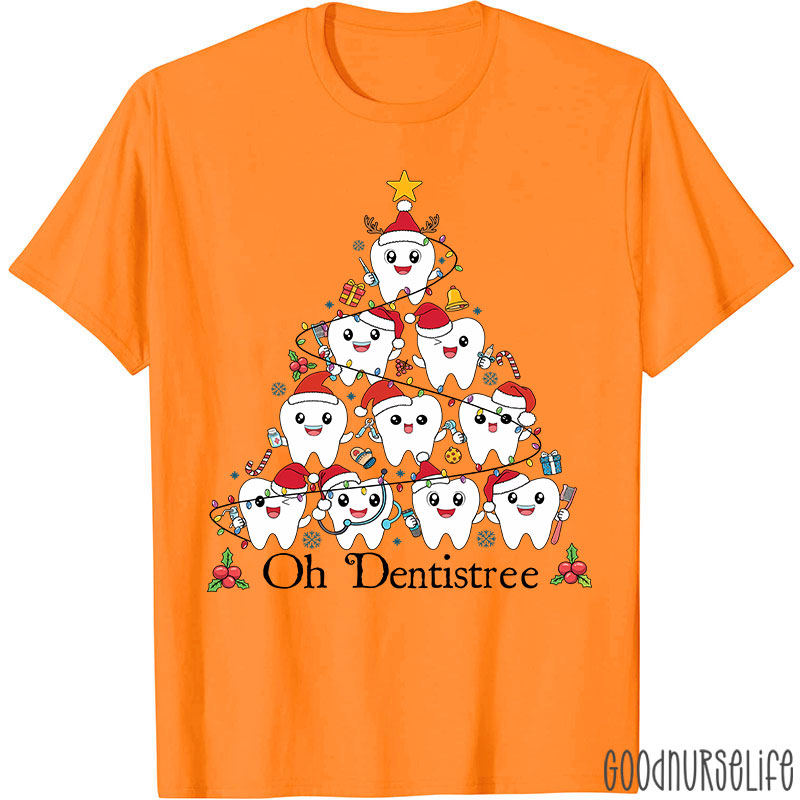 Oh Dentistree Cute Teeth Nurse T-shirt