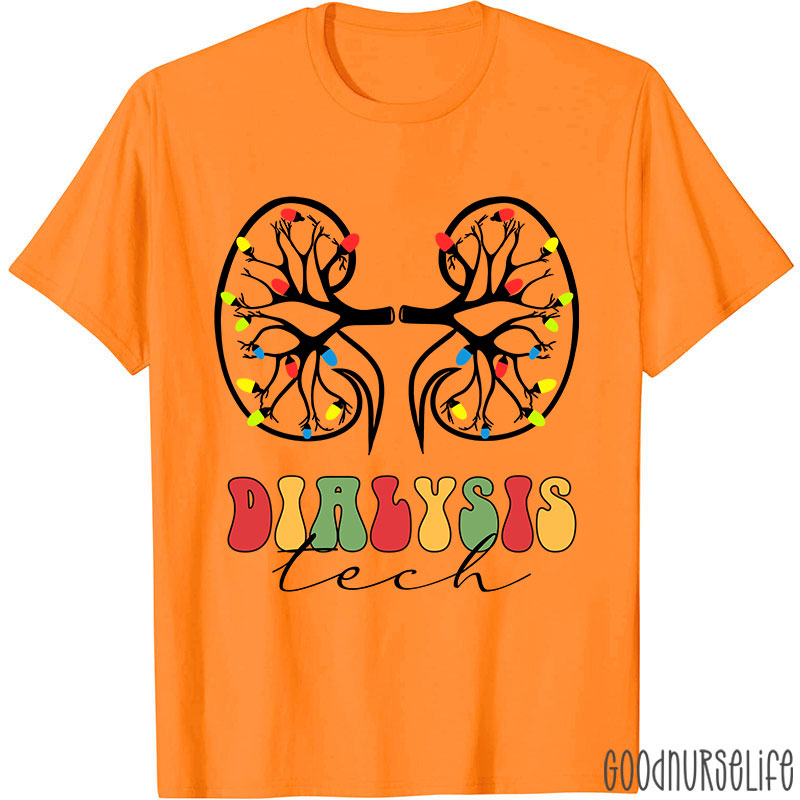 Christmas Dialysis Tech Nurse T-shirt