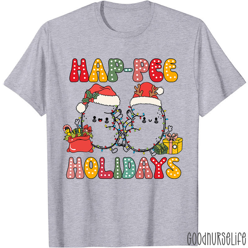 Happee Holidays Kidney Nurse T-shirt