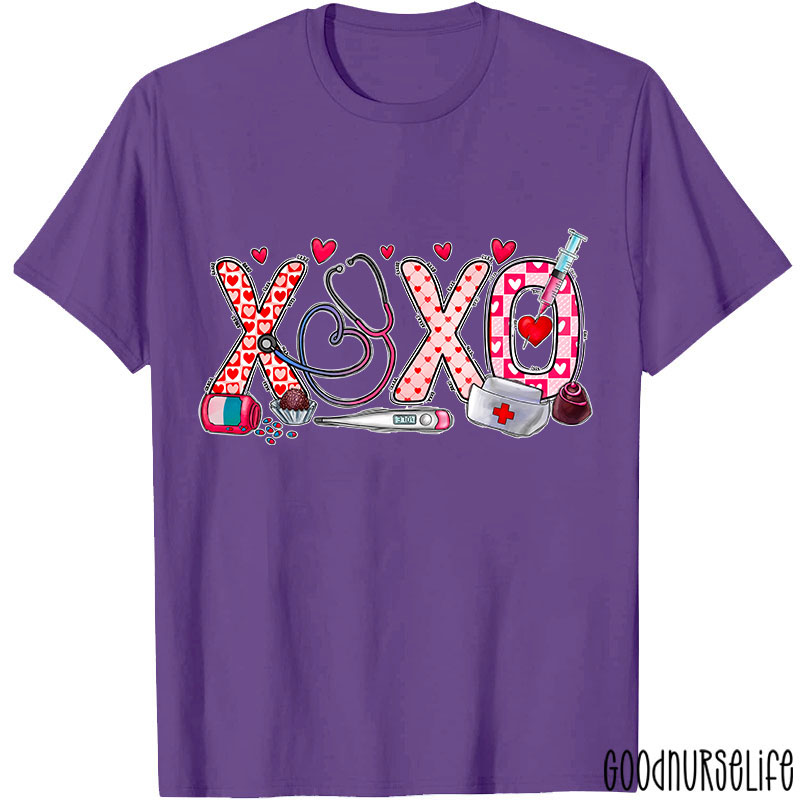 XOXO Happy Valentines Nurse T-Shirt