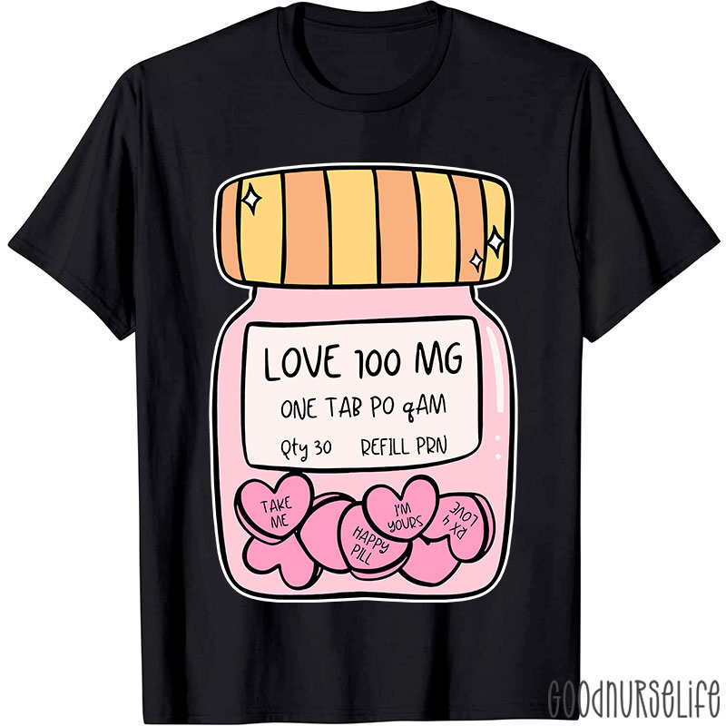 Valentines Day Pharmacy Nurse T-Shirt