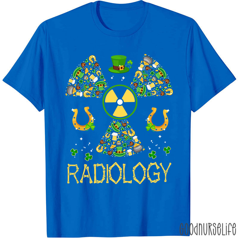 Lucky Radiology St Patricks Day Nurse T-Shirt