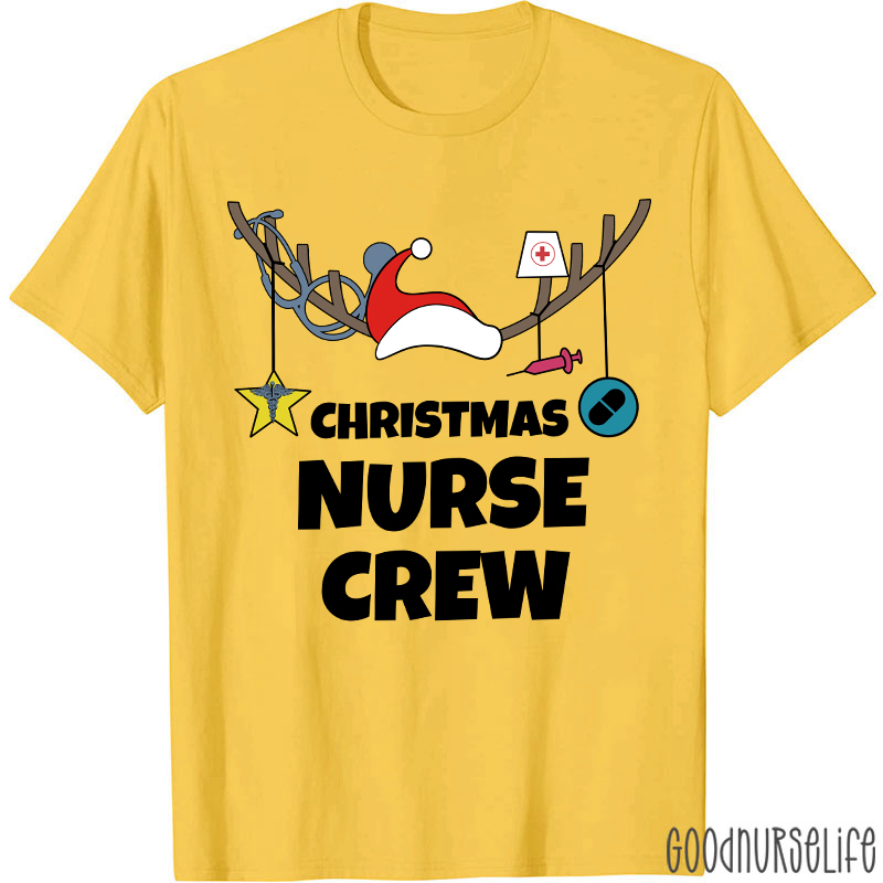 Antlers Nurse Christmas T-Shirt