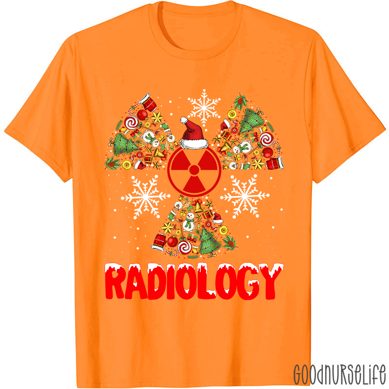 Radiology Christmas Icons Radiology T-shirt