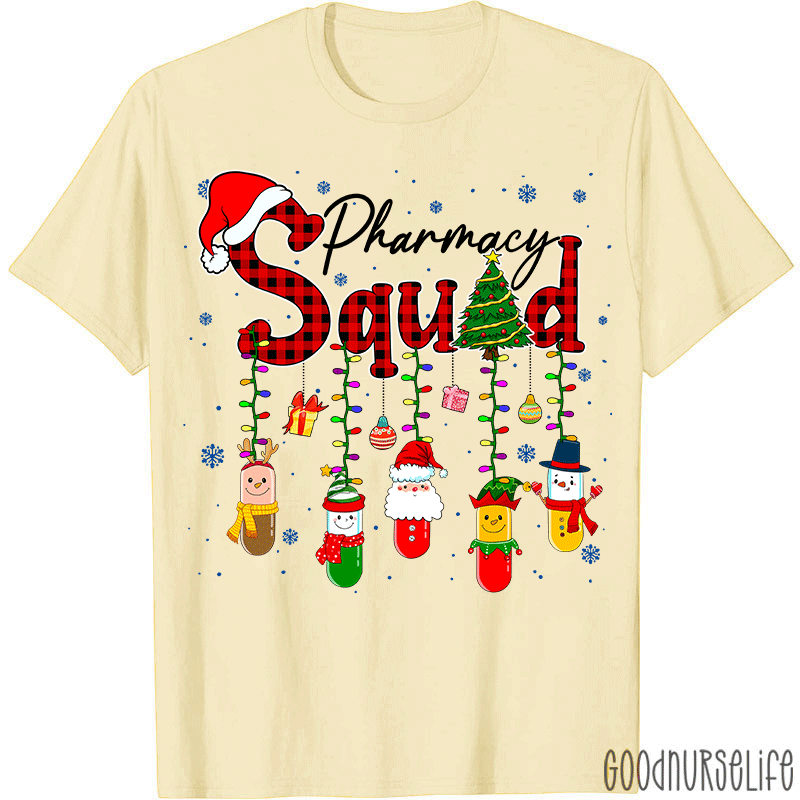Christmas Pharmacy Squad Nurse T-shirt