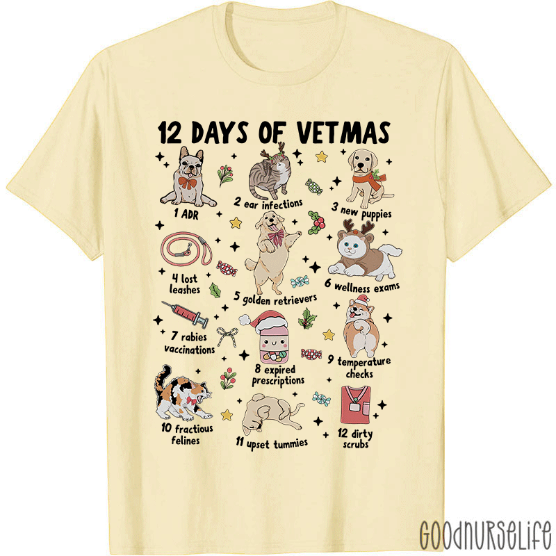 12 Days Of Vetmas T-Shirt