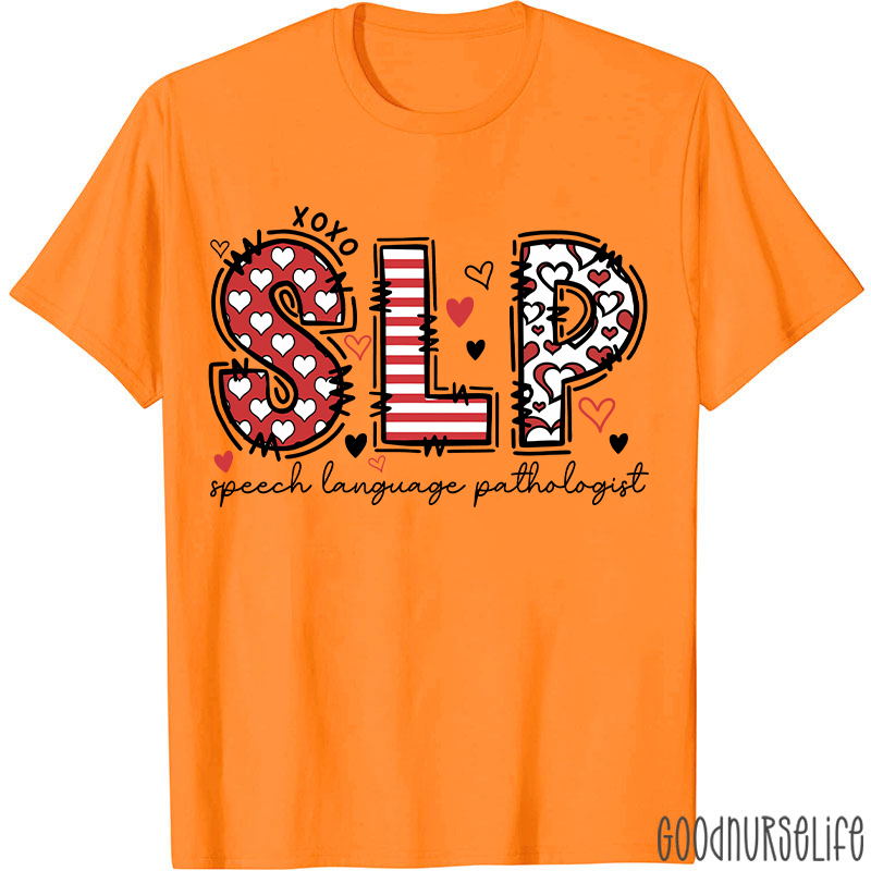 Speech Language Pathologist Valentine T-shirt