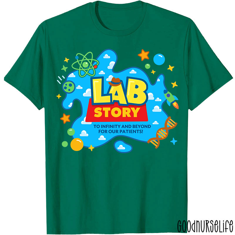 To Infinity And Beyond For Our Patients Lab Story T-shirt
