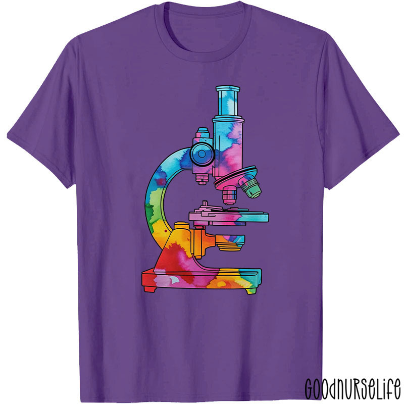 Tie Tye Style Microscope T-shirt