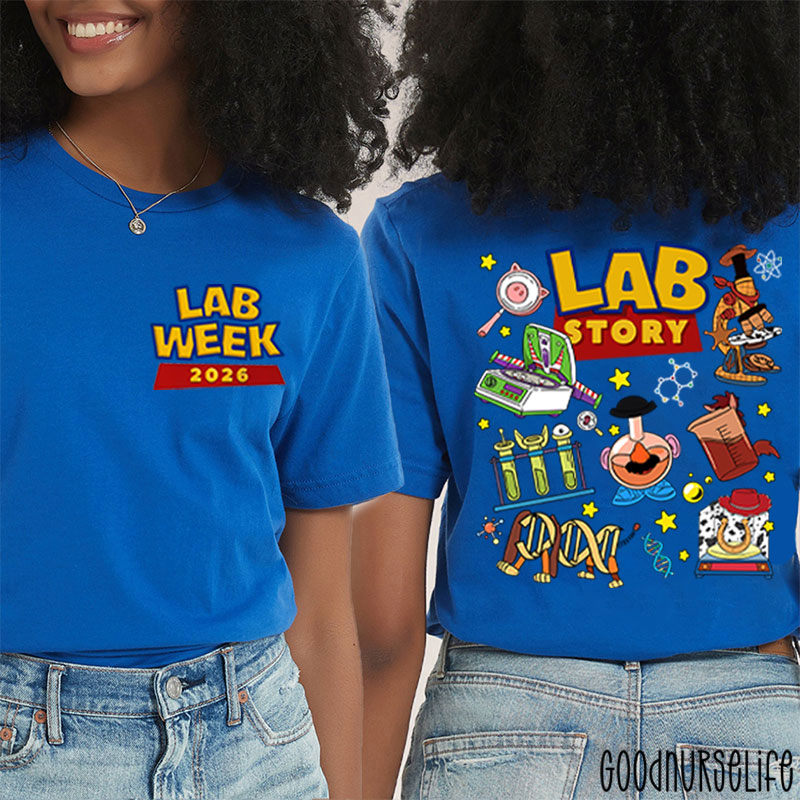 Laboratory Team Lab Story Lab Week 2026 Two Sided T-Shirt