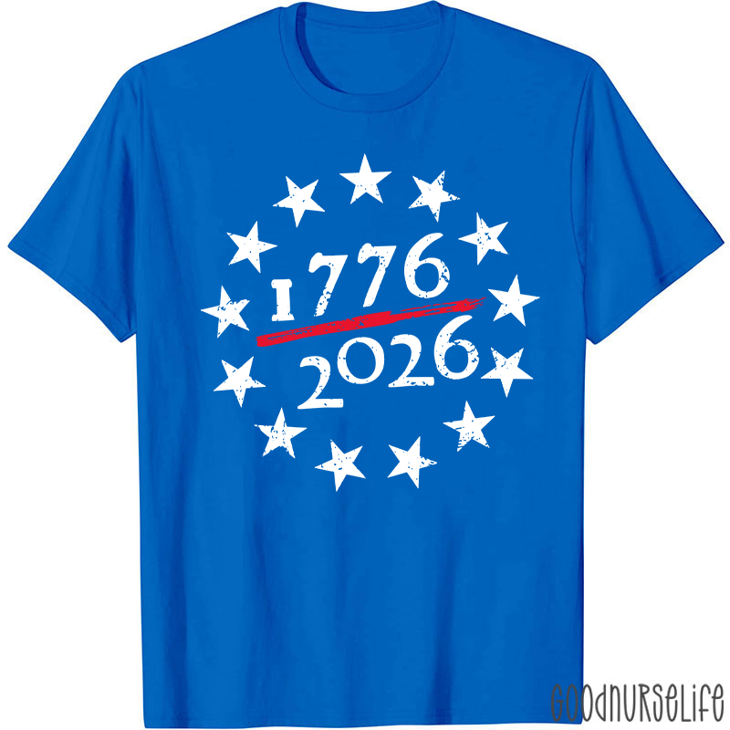 USA 250th Anniversary Nurse T-Shirt