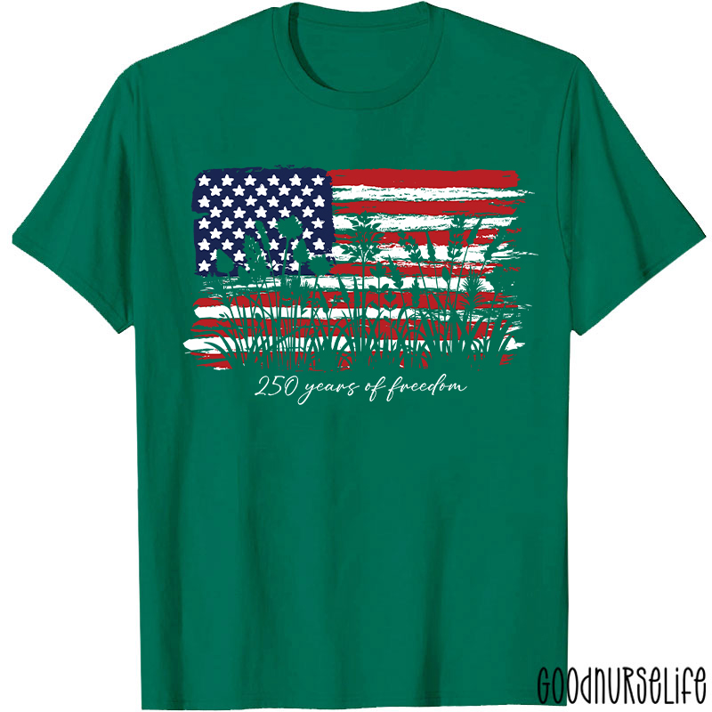 Land Of The Free Home Of The Brave Nurse T-Shirt