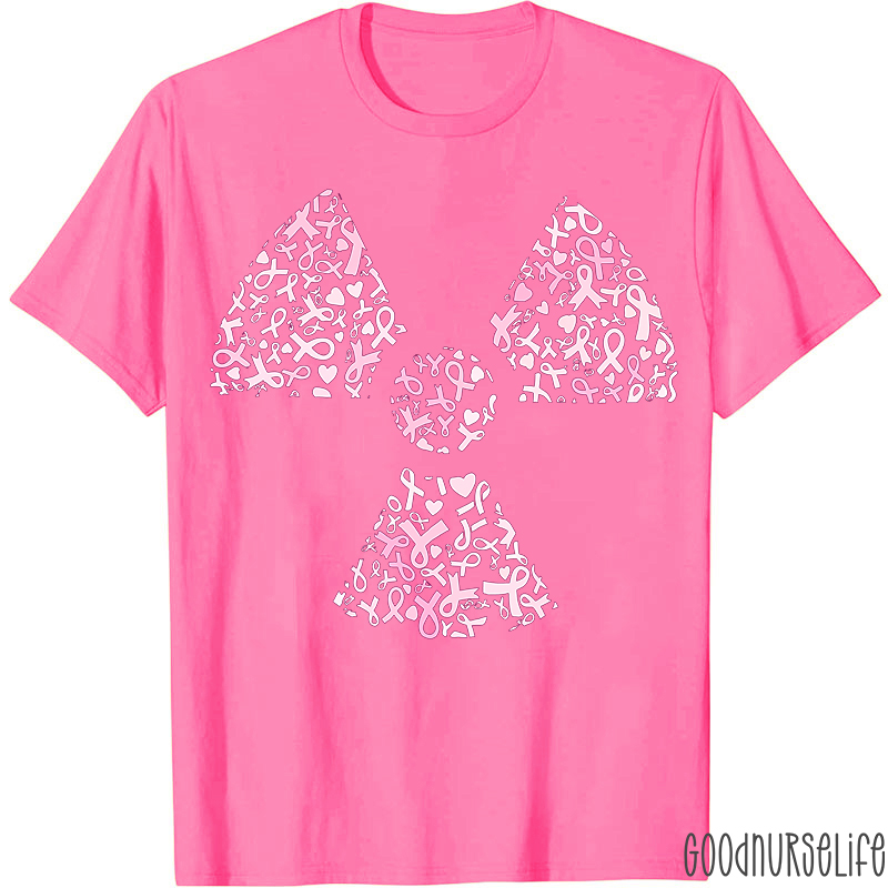 Breast Cancer Awareness Radiation Symbol T-Shirt