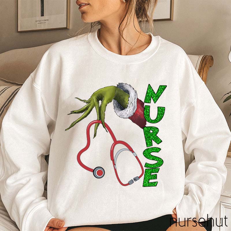 Personalized Is This Your Stethoscope Nurse Sweatshirt