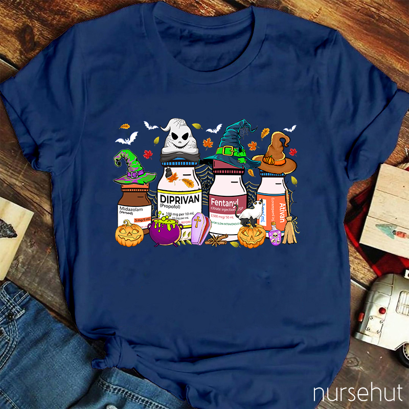 Happy Halloween Pharmacist Nurse T-Shirt